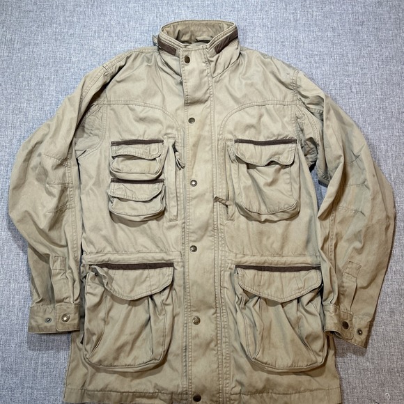 Cabela's Other - VTG Cabela's Medium Khaki Utility Jacket Outdoor Gear Military Hunting Fishing